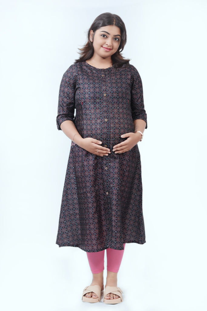 Breathable & Soft Maternity Dress